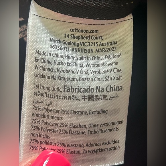 Cotton On Black Ultra Soft Cross Back Dress NWT Size Large - Picture 4 of 9